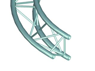 Alutruss Decolock DQ-3 Element für Kreis d=3m, Spitze aussen, 90°