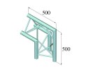 Alutruss Trilock E-GL33 C-24 2-Weg-Ecke 90°, Spitze oben