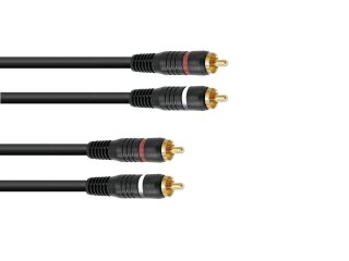 Omnitronic RCA cable 2x2 15m