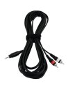 Omnitronic Adaptercable 3.5 Jack/2xRCA 3m bk