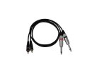 Omnitronic Kabel KC2-10 2xKlinke mo/2xCinch 1 m