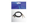 Omnitronic Kabel KC2-10 2xKlinke mo/2xCinch 1 m