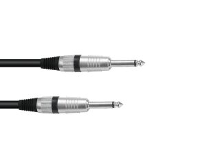 Omnitronic Jack cable 6.3 mono 1.5m bk ROAD