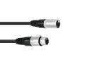 Omnitronic Kabel FP-05 XLR 5pol m/f schwarz 0,5m