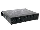 Eurolite DPX-610 S DMX 19" Dimmerpack, 6x 10A, max. 60A Gesamtleistung, Pre-Heat, 6x Schuko-Out