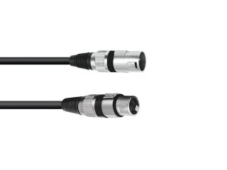 Omnitronic XLR cable 3pin 1m bk