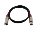 Omnitronic XLR Kabel 3pol 1,5m schwarz/rot