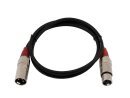 Omnitronic XLR cable 3pin 1.5m bk/rd