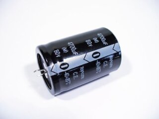 Capacitor 4700µF/80V Ø26x51mm