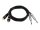 Omnitronic Kabel KC2-60 2xKlinke mo/2xCinch 6m