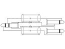 Omnitronic Adaptercable Jack/2xJack 3m