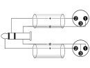 Omnitronic Kabel AC40-15 3,5 Klinke/2xXLR male 1,5m