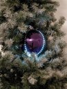 LED Snowball 15cm, purple