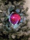 LED Snowball 15cm, pink