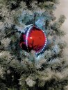LED Snowball 15cm, red