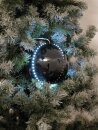 LED Snowball 15cm, black