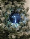 LED Snowball 8cm, dark blue 5x