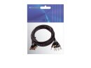 Omnitronic Snake-Kabel 8x Cinch/8x Klinke mono, 15m