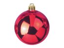 Deco Ball 10cm, red 4x