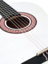 Dimavery AC-303 Klassik-Gitarre, weiß