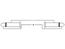 Omnitronic Kabel KC-215 Klinke/Klinke 1,5m 2x1.5mm