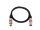 Omnitronic XLR cable 3pin 1m bk/rd