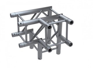 Global Truss F34, 4-Punkt Traverse, 3-Weg Ecke C30 Abgang rechts 95°