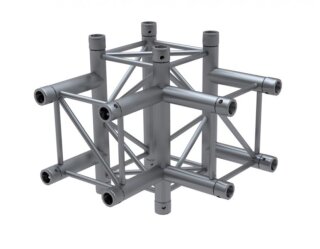 Global Truss F34PL, 4-Punkt Traverse, 4-Weg Ecke T40