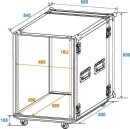 Roadinger Rack Profi 18HE 45cm mit Rollen