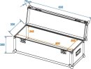 Roadinger Universal Case Profi 80x30x30cm