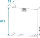 Roadinger Spezial-Kombi-Case Profi, 10 HE Rollen