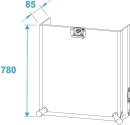 Roadinger Spezial-Kombi-Case Profi, 14 HE Rollen