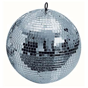 Showgear Mirrorball 20cm, 20cm Spiegelkugel, ohne Motor