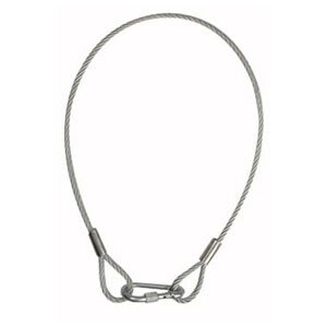 Showgear Sicherheitskabel 75cm, 6mm, mit Sicherheitsring