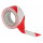 Showgear Floor-Marking tape 50 mm, Red/White, 50mm / 33m