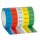 Showgear Markertape, 25mm/33m, 10m Markierung, rot