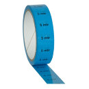 Showgear Markertape, 25mm/33m, 5m Markierung, blau