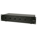 DAP-Audio VCR-650, 6 x 50W Rackmount 100V Volume controller