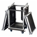 Showgear Combi Case, Rackcase mit Topmount, 12HE