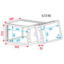 Showgear 19 Zoll Rackcase, 4U