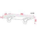 Showgear UCA-SCWB, Wheelset for Stackcase, For Stack Cases