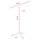 Showgear Pro Microphone stand with telescopic boom, 850-1430mm metal base part