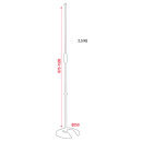 Showgear Microphone pole with countrweight, 870-1500mm