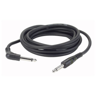 DAP-Audio FL10 - unbal. Jack mono > Jack mono 90° Black, 6 m