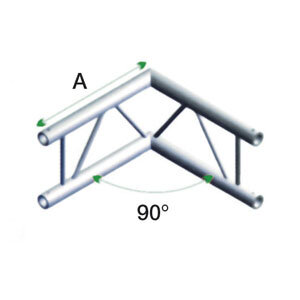 Milos Pro-30 Step F Truss, Corner, VF21, 90° corner, vertical