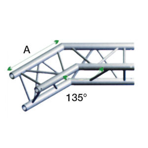 Milos Pro-30 Triangle F Truss, Corner, ACF23, 135° corner