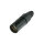 DAP-Audio XLR 4p Male connector, Black housing with silver contacts