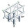 Milos Pro-30 Square P Truss, T-Cross 3-way, 71 cm, QTB35, 90° corner