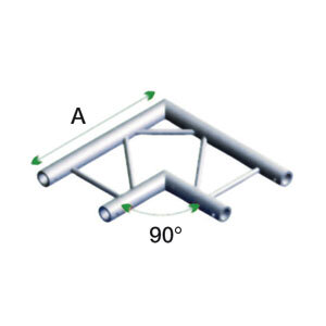 Milos Pro-30 Step P Truss, Corner, HB21, 90° corner, horizontal