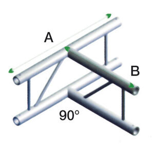 Milos Pro-30 Step P Truss, Cross, VB36, 90° corner, vertical